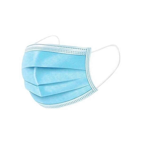 Disposable Medical Masks Protective Face Masks 3 Layer 50PCS-Bleu - Image 2