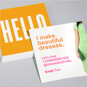 Square Business Cards (2 sided)